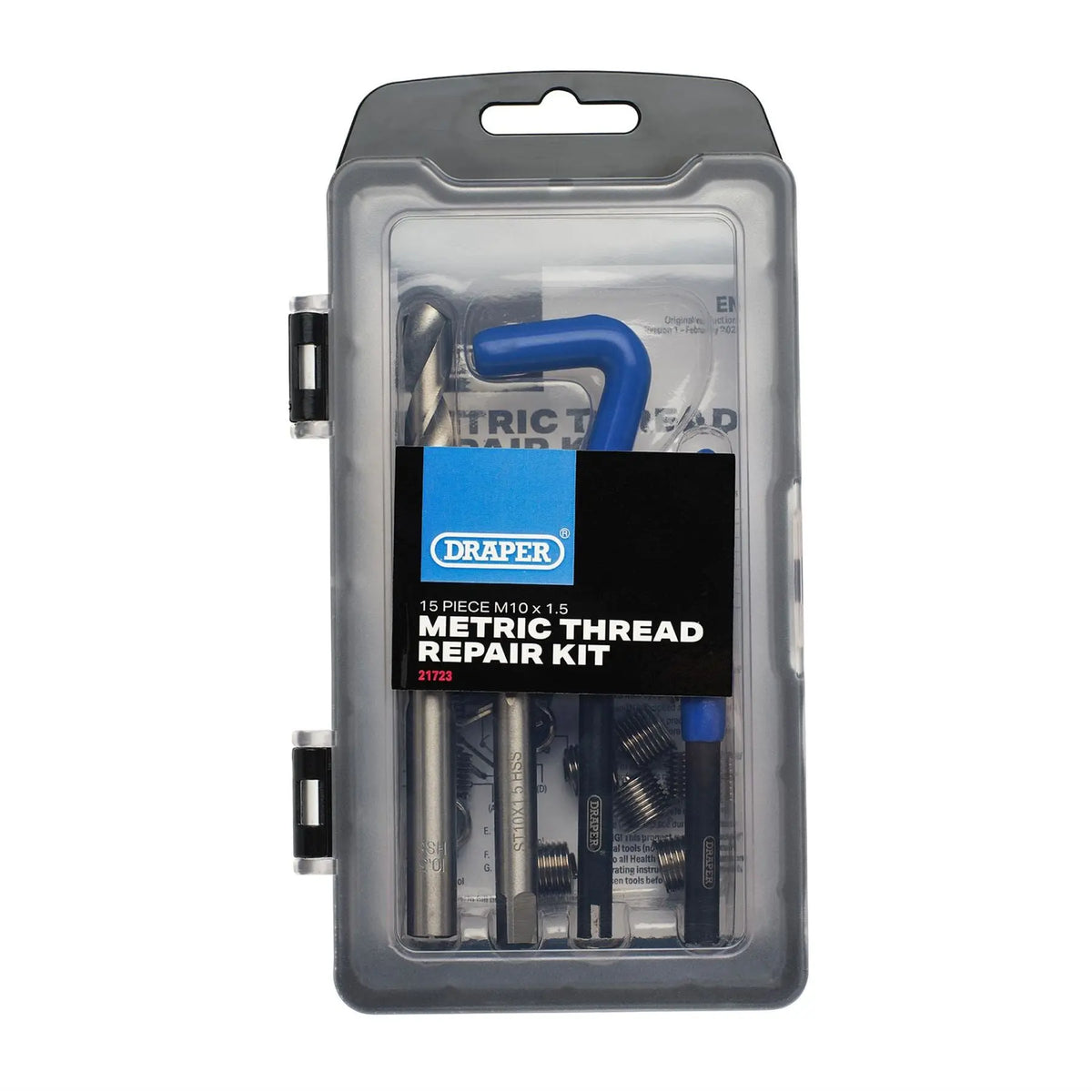 Draper Metric Thread Repair Kit M10 x 1.5 21723  White Rose Tools