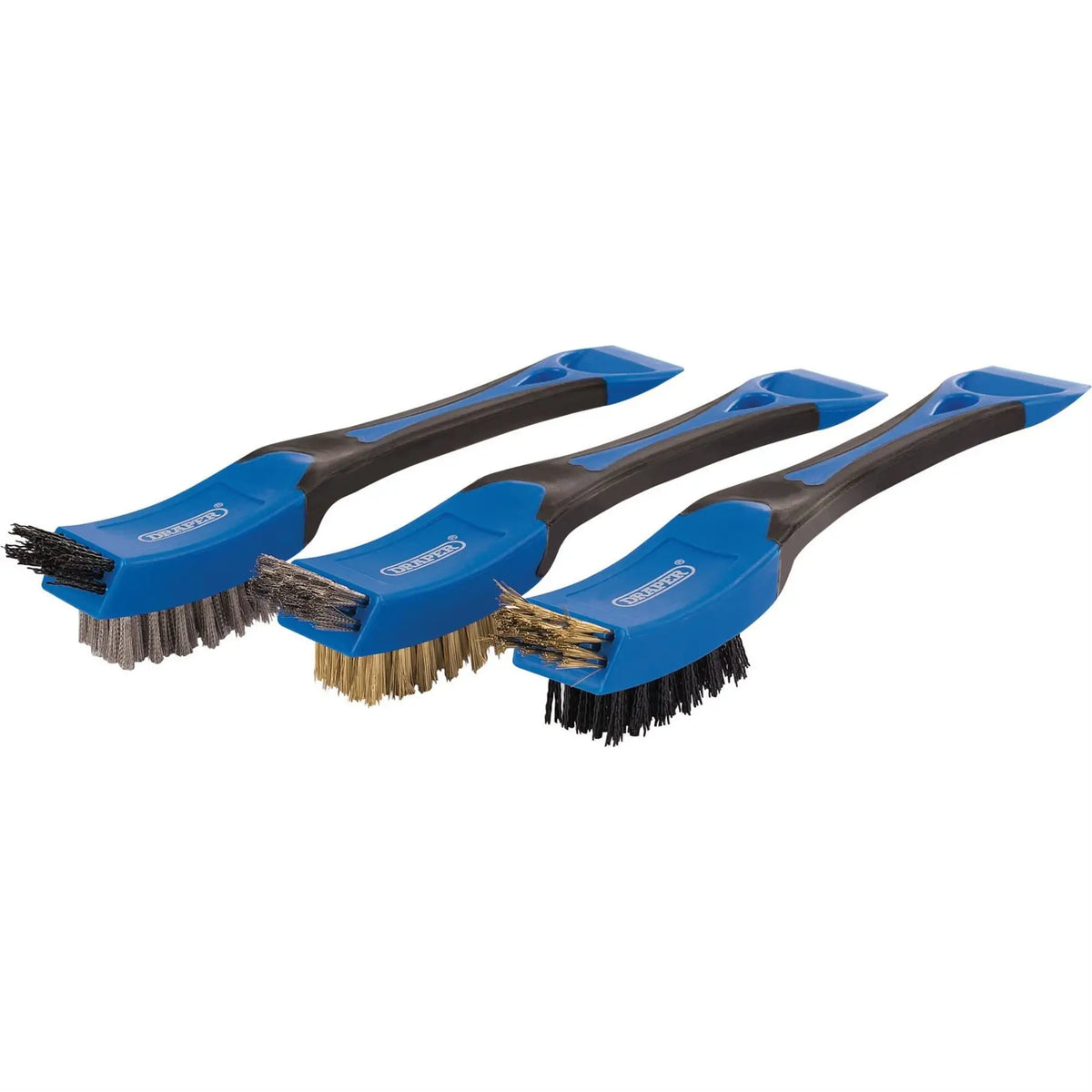 Draper Mini Wire Brush Set (3 Piece) 17186  White Rose Tools