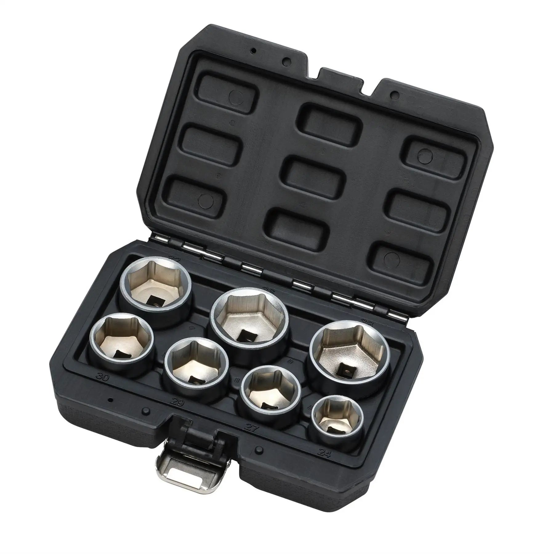 Draper Oil Filter Socket Set 3/8" Sq. Dr. (7 Piece) 02747  White Rose Tools