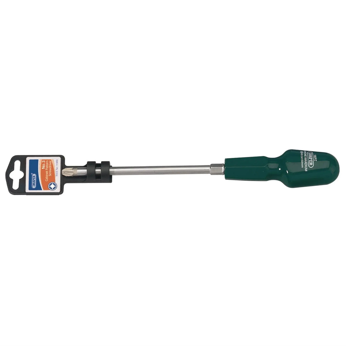 Draper PZ Type Cabinet Pattern Screwdriver No.3 x 150mm 14088  White Rose Tools