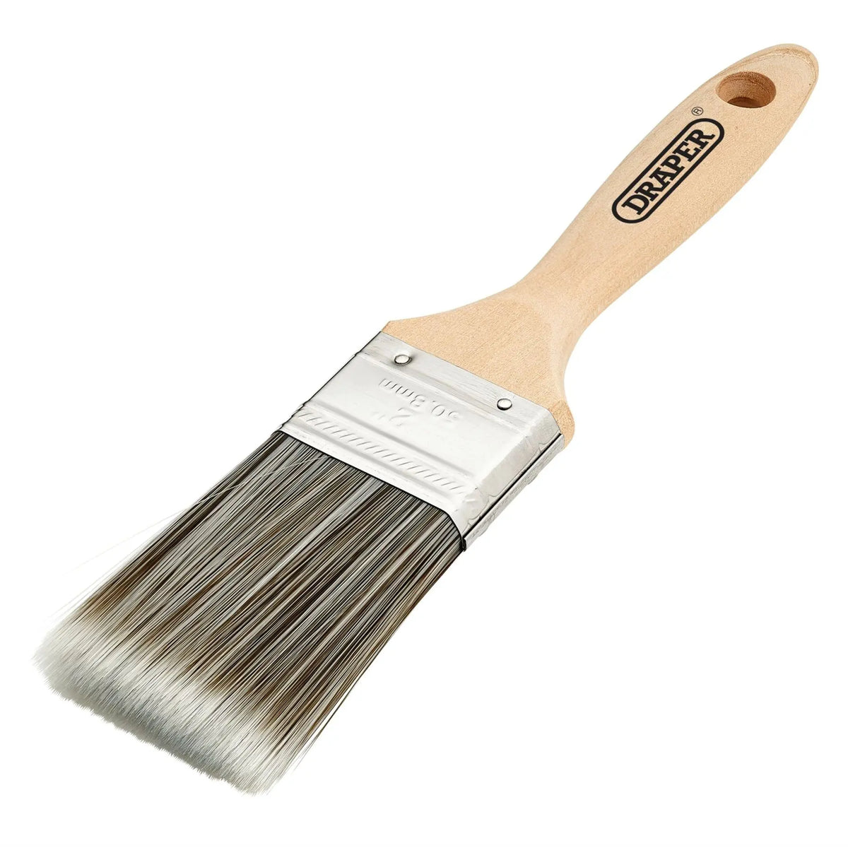 Draper Paint Brush with Wood Handle 2" 20437  White Rose Tools