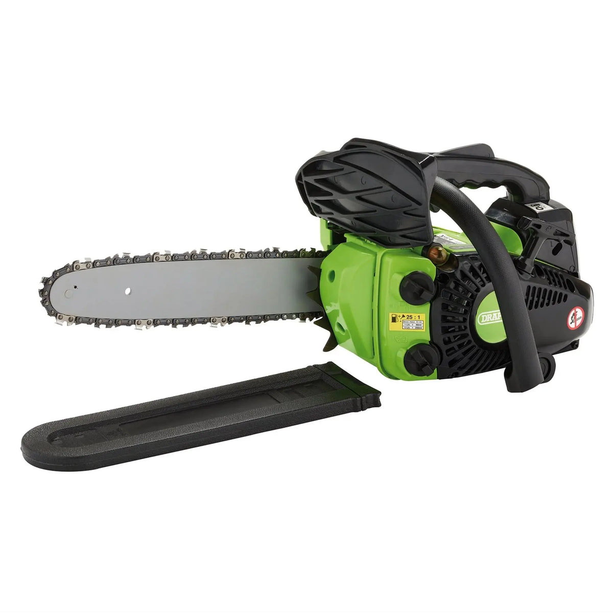 Draper Petrol Chainsaw with Oregon® Chain and Bar 250mm 25.4cc 15042  White Rose Tools