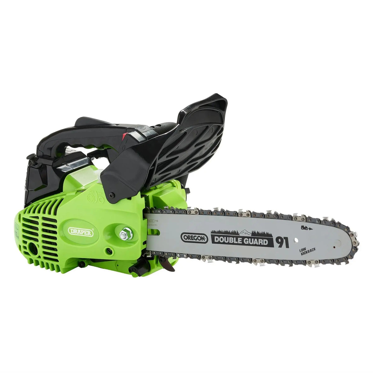 Draper Petrol Chainsaw with Oregon® Chain and Bar 250mm 25.4cc 15042  White Rose Tools