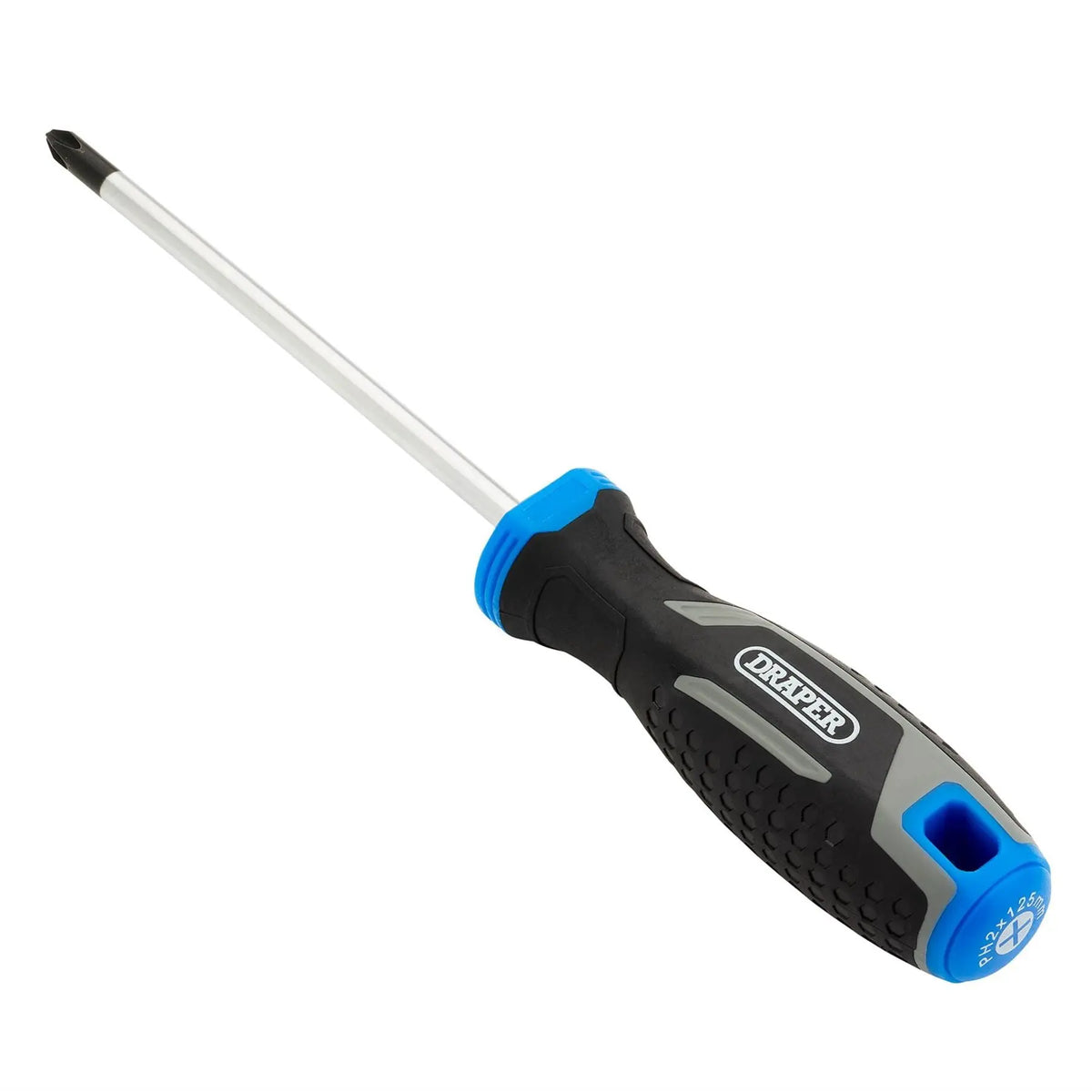 Draper Phillips Soft Grip Screwdriver PH2 x 125mm 13361  White Rose Tools