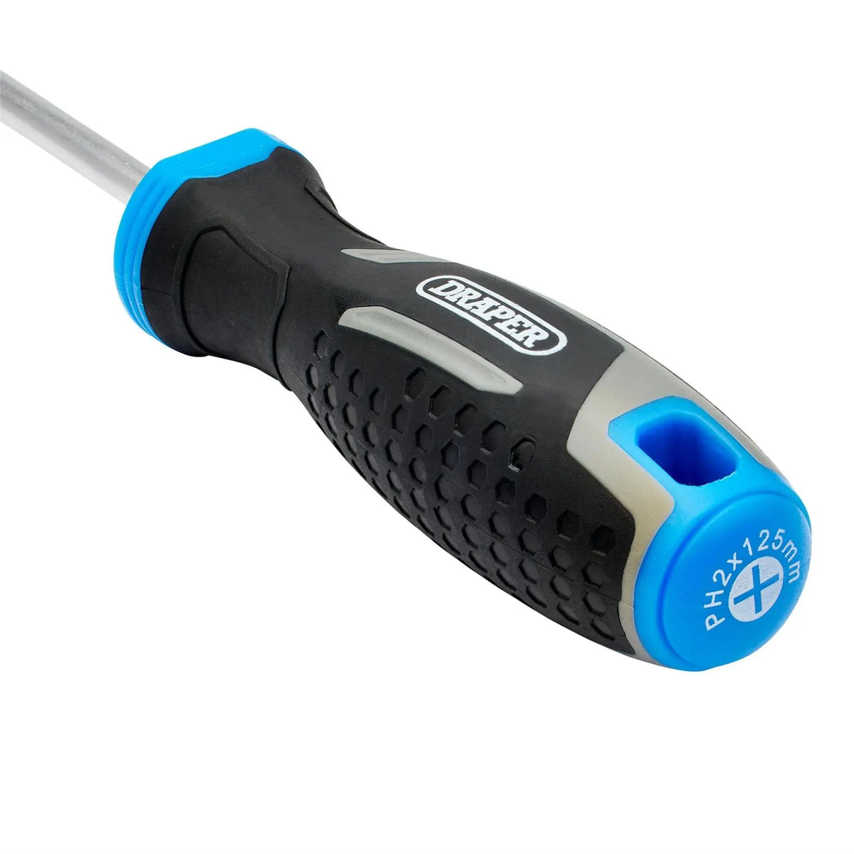 Draper Phillips Soft Grip Screwdriver PH2 x 125mm 13361  White Rose Tools