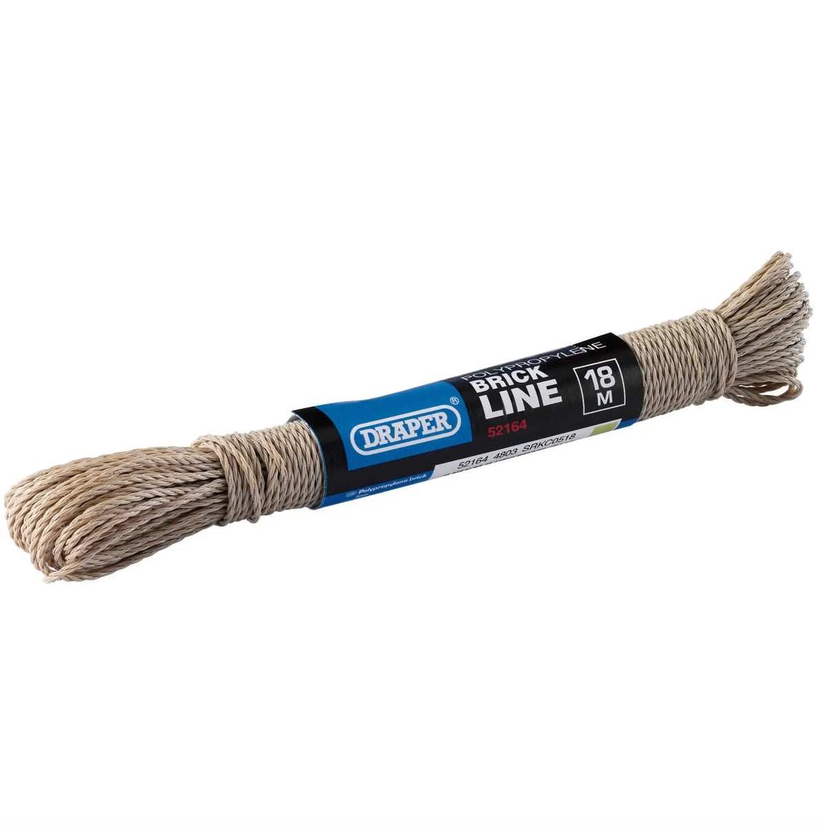 Draper Polypropylene Brick Line 18m (Approx) 52164  White Rose Tools