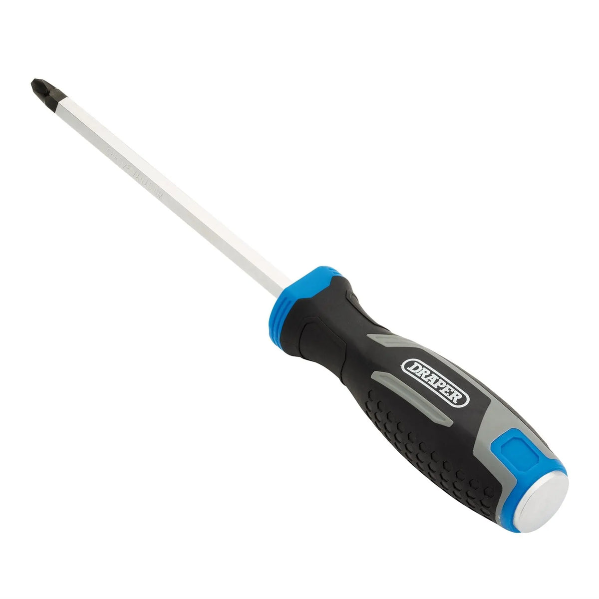 Draper Pound Thru Phillips Soft Grip Screwdriver PH3 x 150mm 13446  White Rose Tools