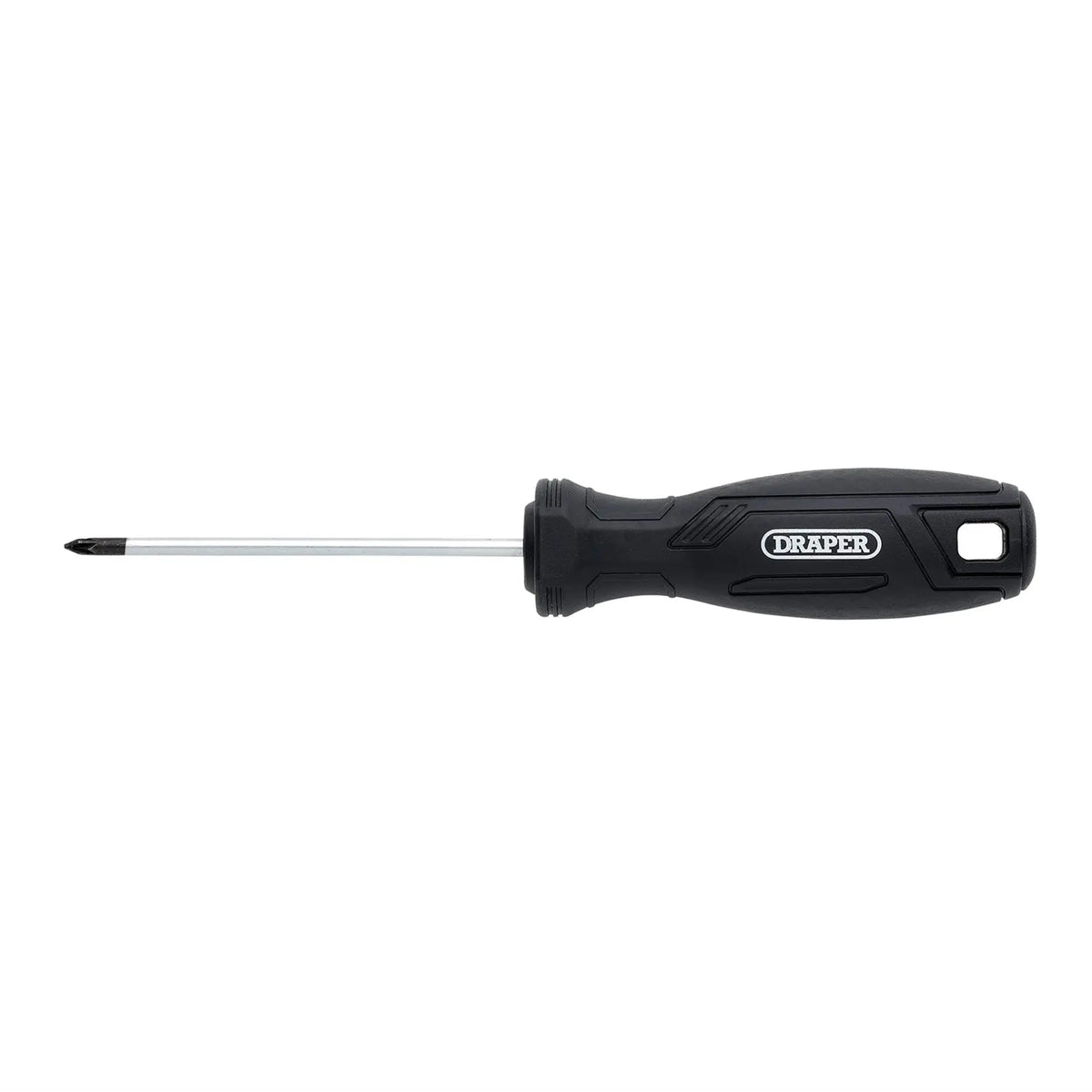 Draper Pozi Hard Grip Screwdriver PZ0 x 75mm 13512  White Rose Tools