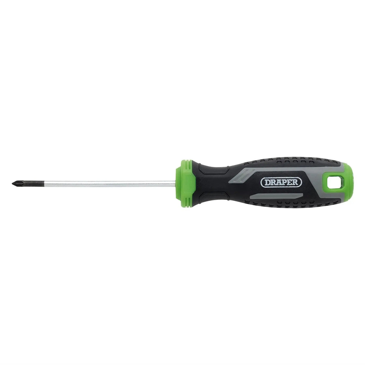 Draper Pozi Soft Grip Screwdriver PZ0 x 75mm 13369  White Rose Tools