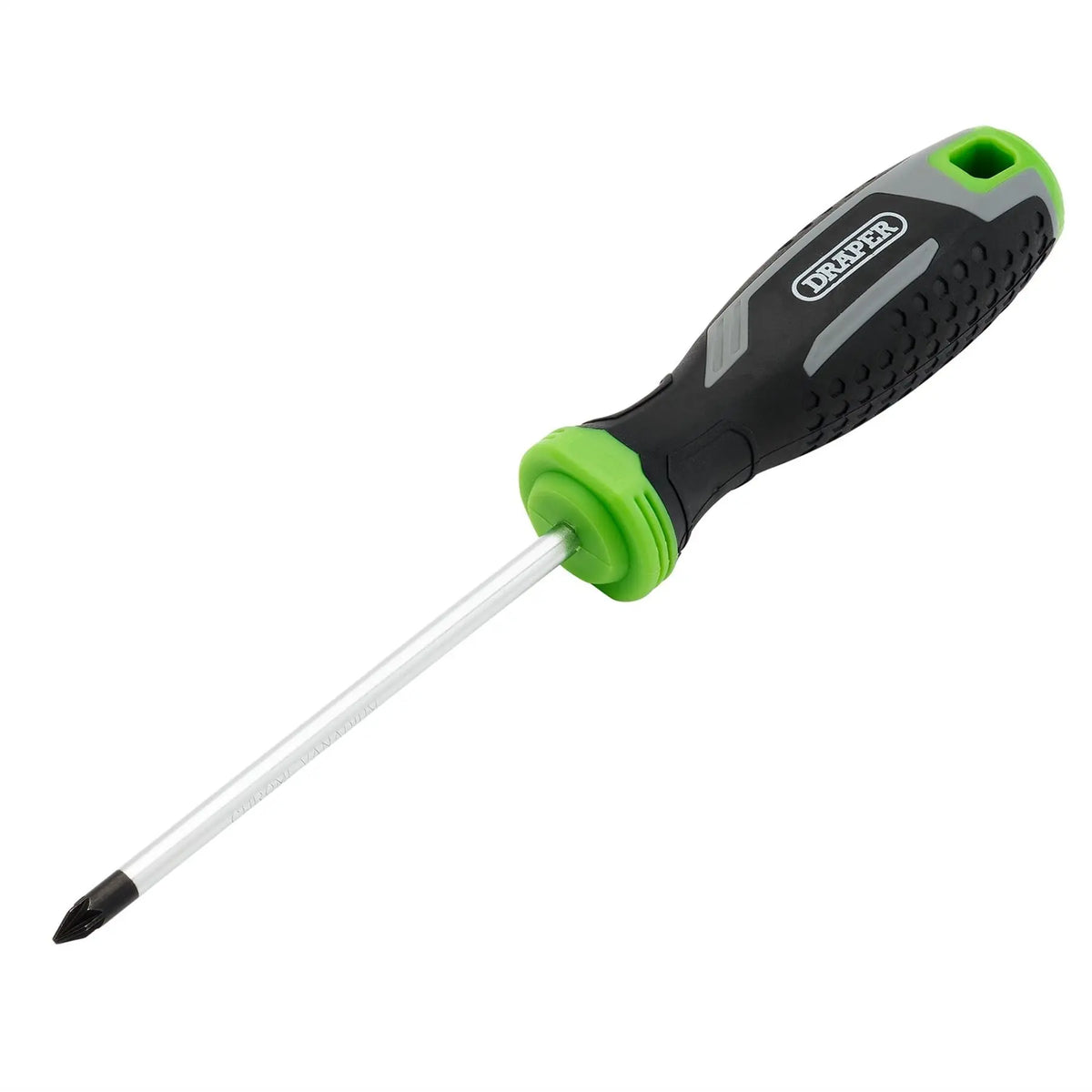 Draper Pozi Soft Grip Screwdriver PZ1 x 100mm 13370  White Rose Tools