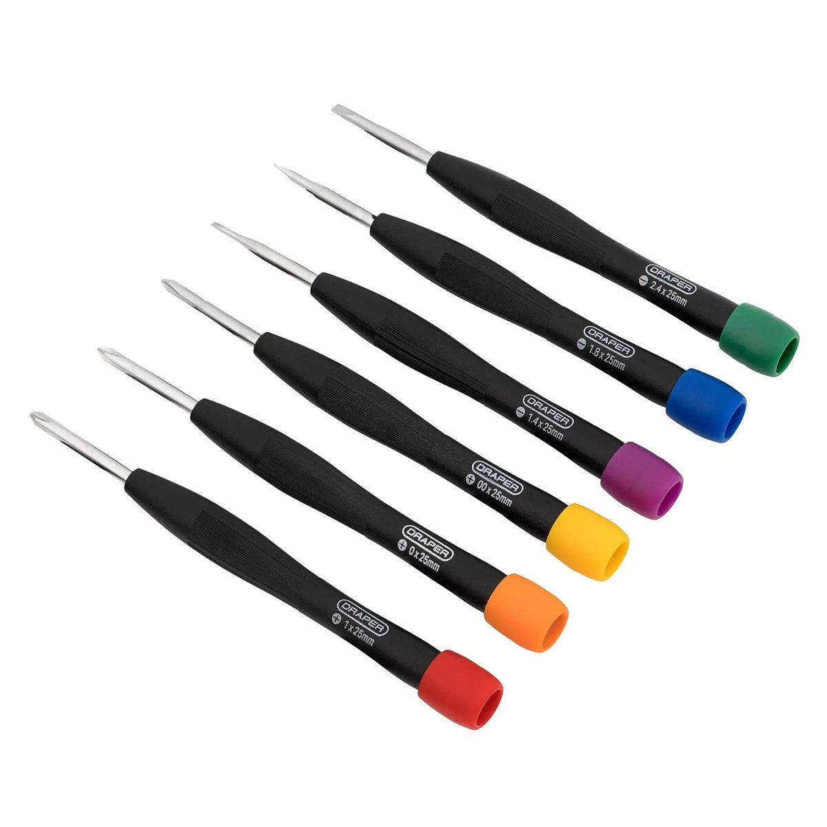 Draper Precision Screwdriver Set (6 Piece) 20644  White Rose Tools