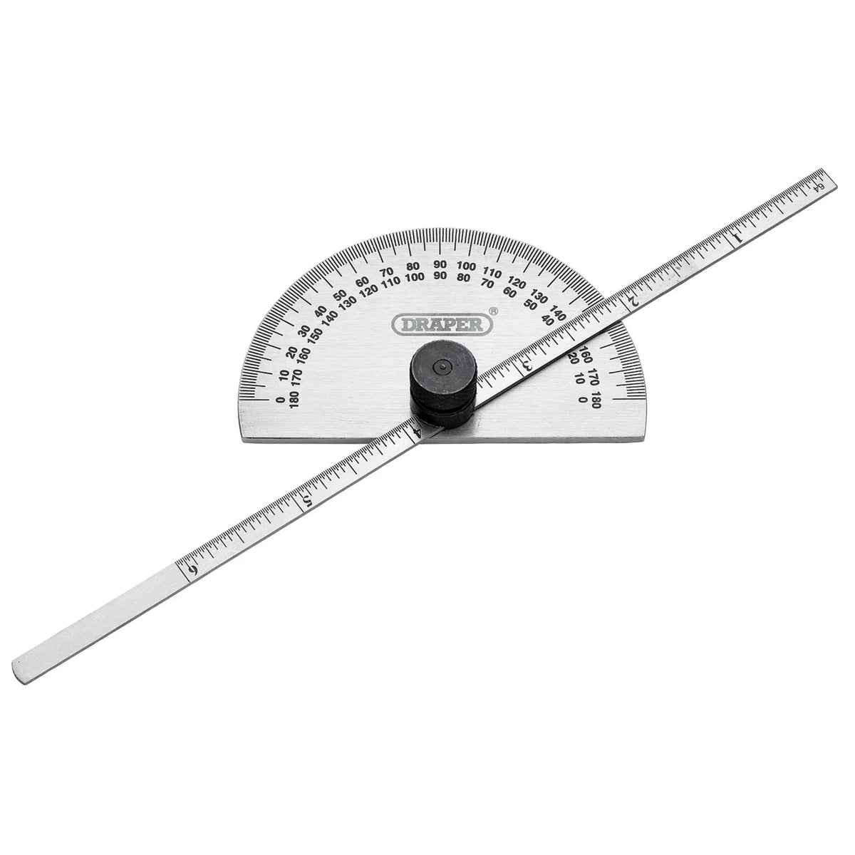 Draper Protractor with Depth Gauge 37342  White Rose Tools