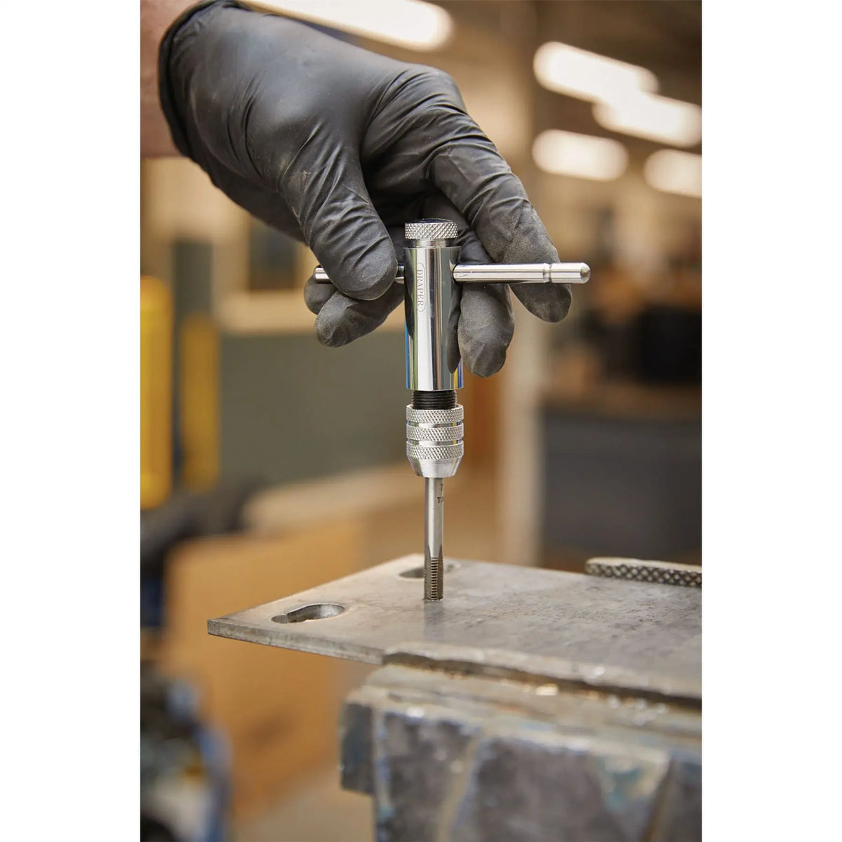 Draper Ratchet Tap Wrench M3-M8 24432  White Rose Tools