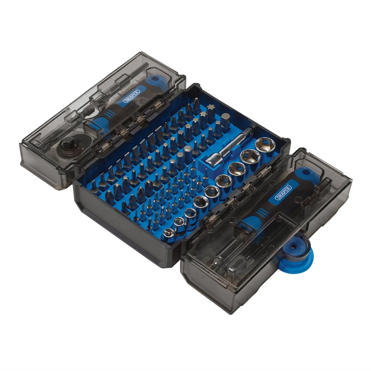 Draper Ratchet and Screwdriver Bit Set (78 Piece) 28029  White Rose Tools