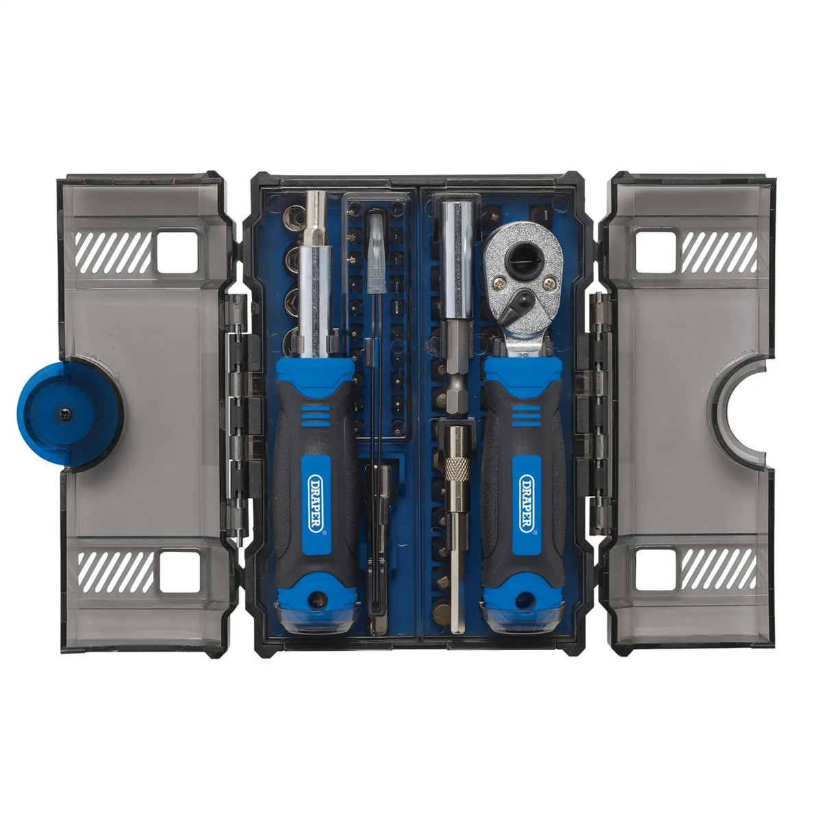 Draper Ratchet and Screwdriver Bit Set (78 Piece) 28029  White Rose Tools