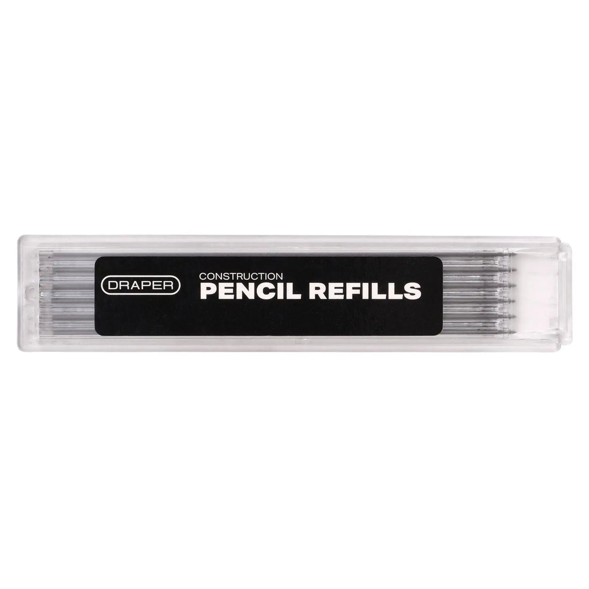 Draper Replacement Graphite Refills for Stock No. 12106 (Pack of 6) 12125  White Rose Tools