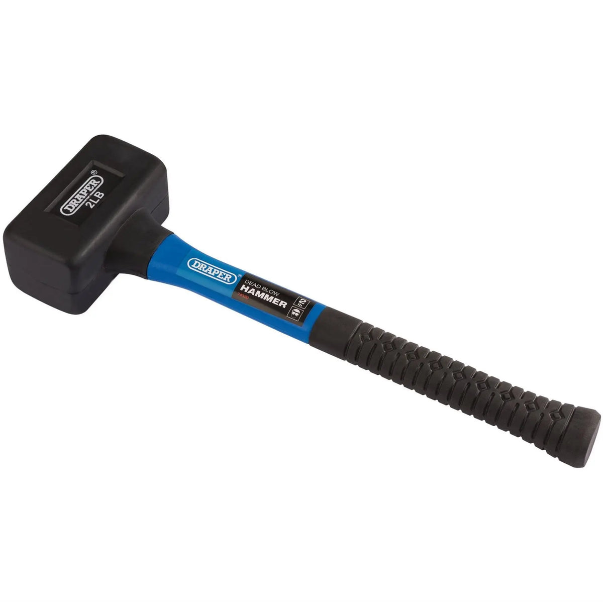 Draper Rubber Dead Blow Hammer with Fibreglass Shaft 900g/32oz 74320  White Rose Tools