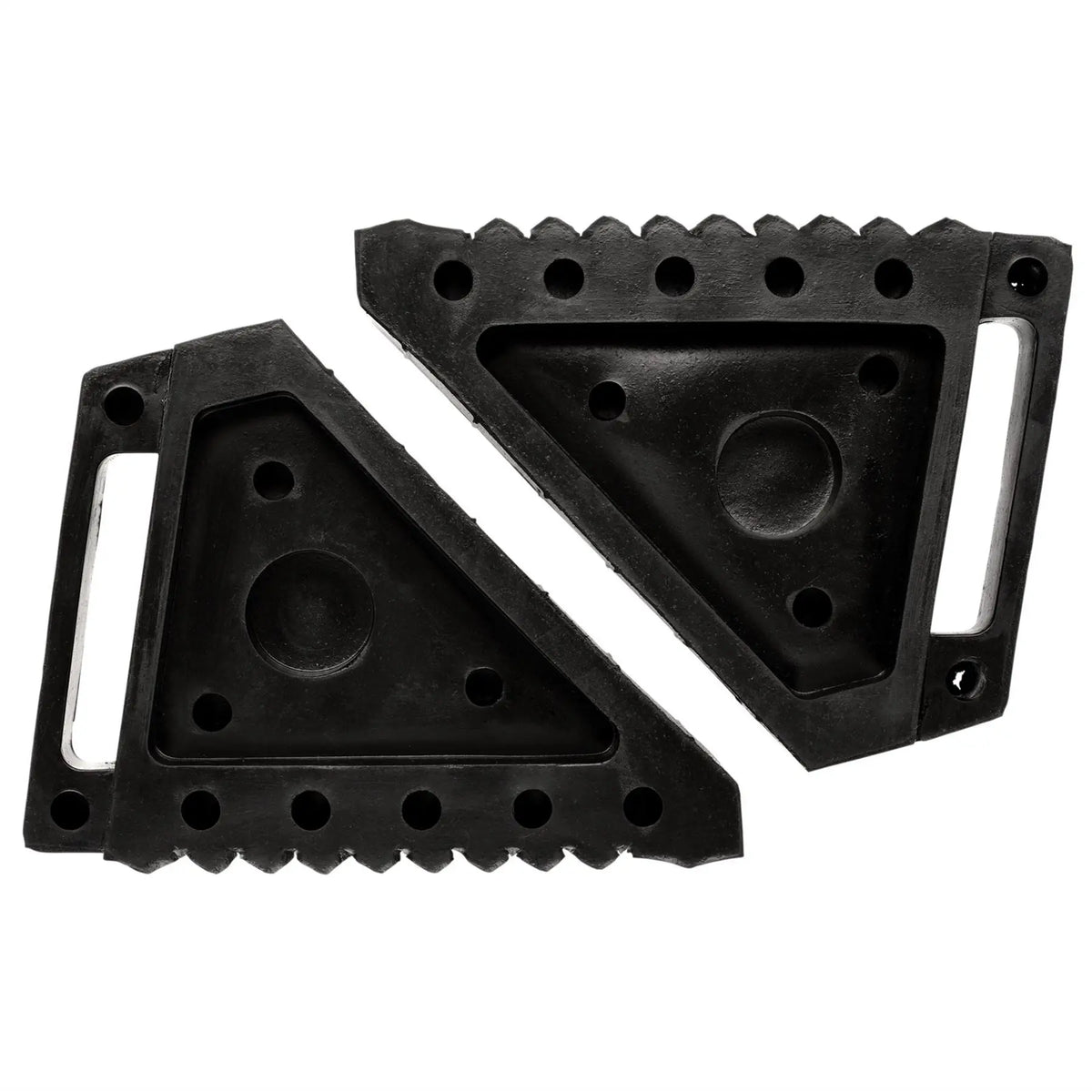 Draper Rubber Wheel Chocks 3 Tonne (Pair) 21131  White Rose Tools