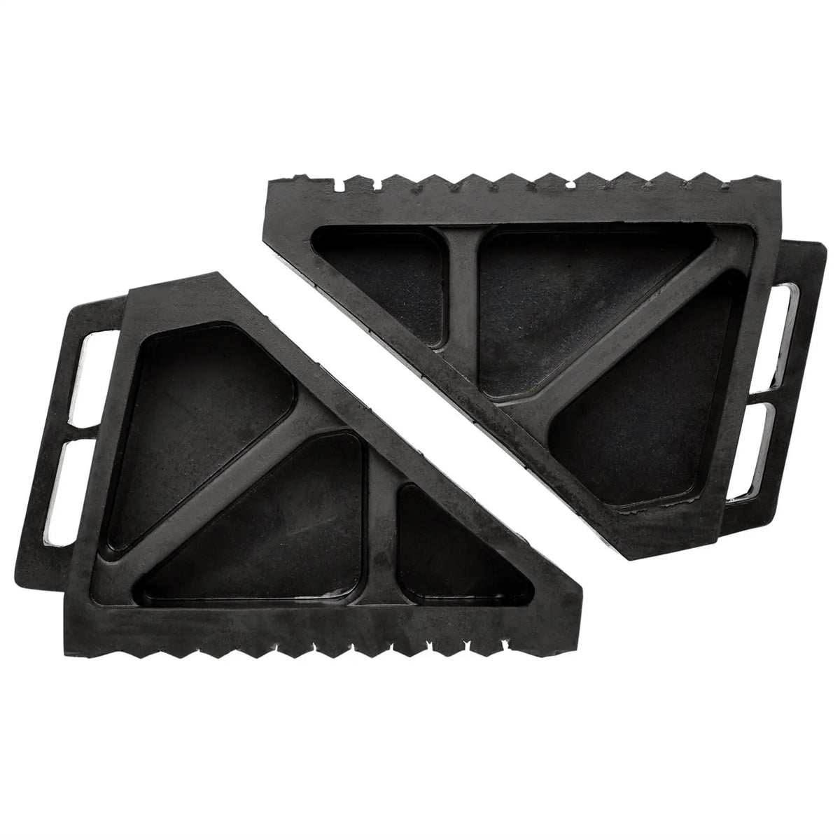 Draper Rubber Wheel Chocks 6 Tonne (Pair) 21132  White Rose Tools