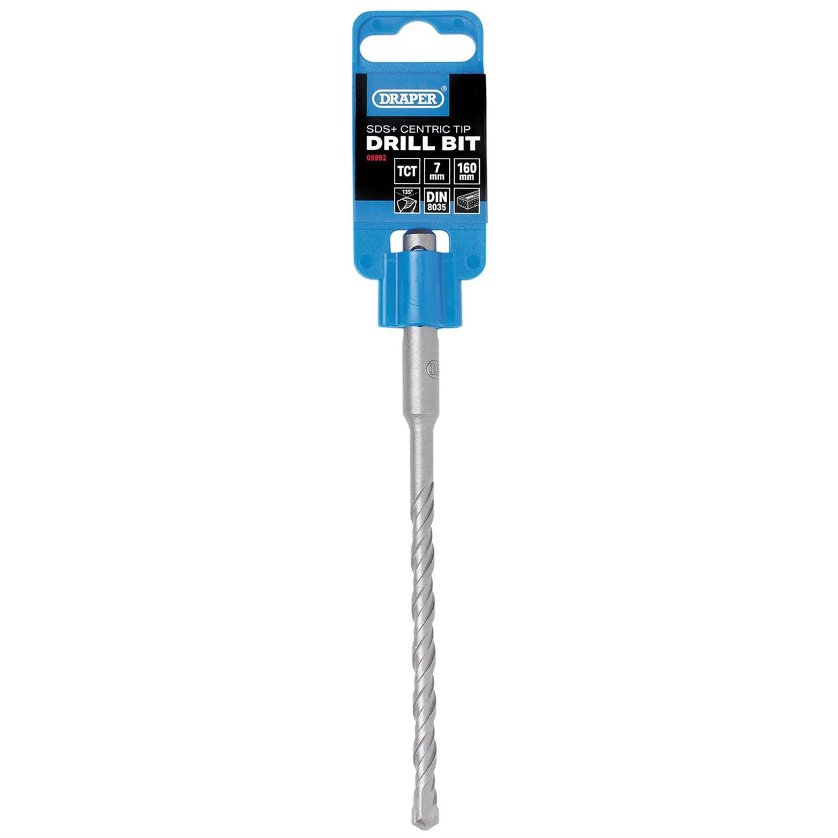 Draper SDS Plus Centric Tip Drill Bit 7 x 160mm 09992  White Rose Tools