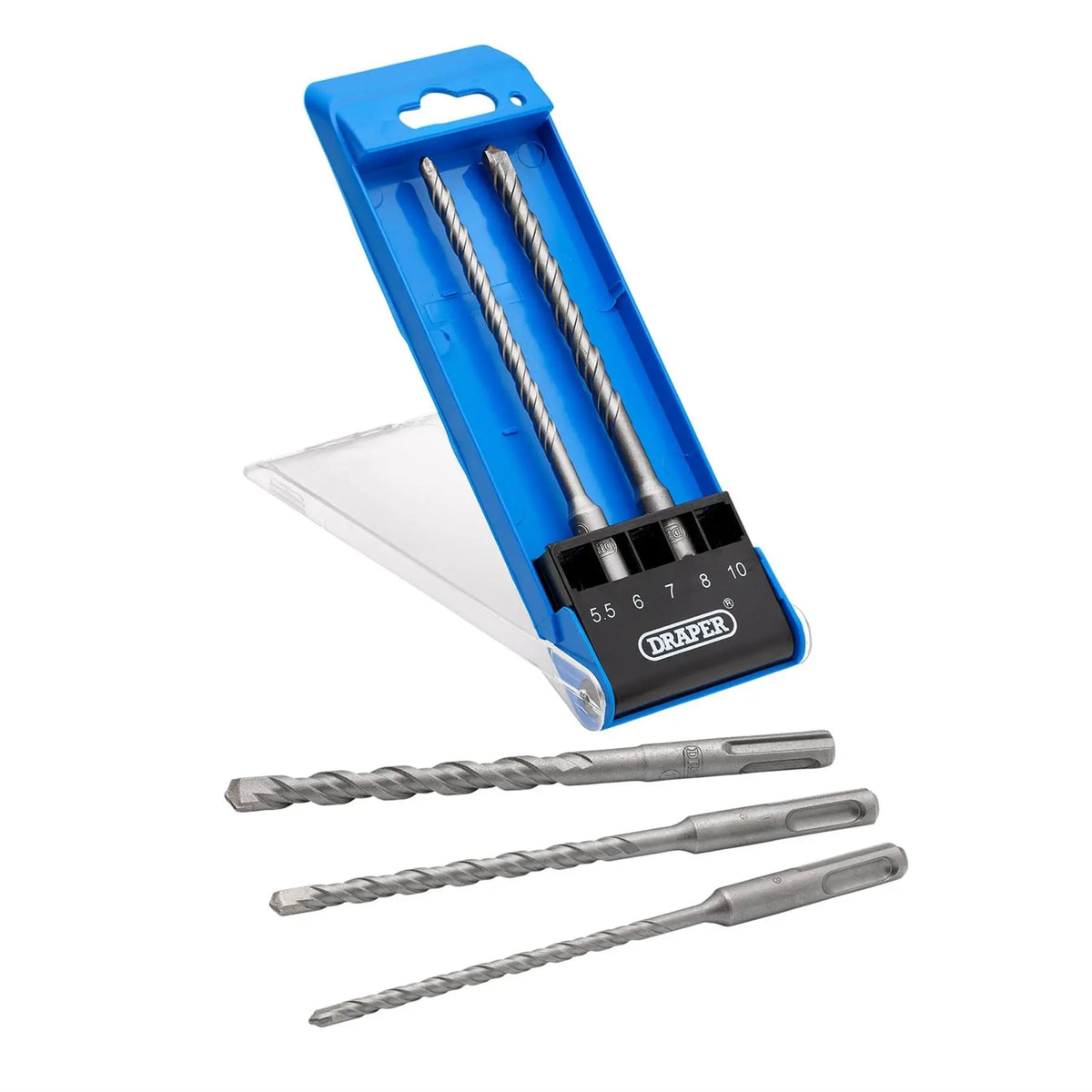Draper SDS Plus Centric Tip Drill Bit Set (5 Piece) 12427  White Rose Tools
