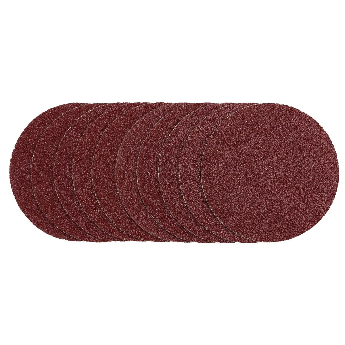 Draper Sanding Discs 125mm Hook & Loop 40G (Pack of 10) 02693  White Rose Tools