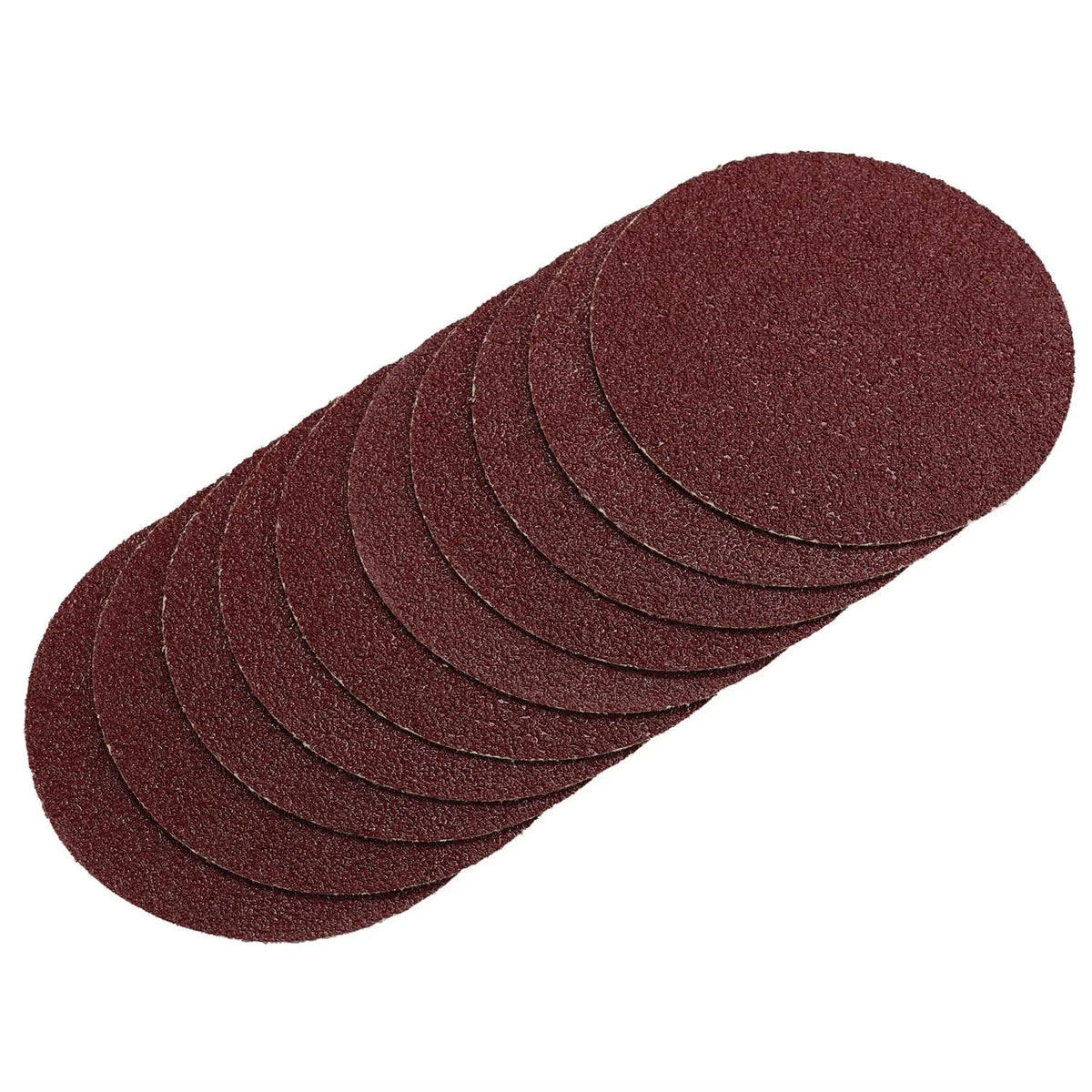 Draper Sanding Discs 125mm Hook & Loop 40G (Pack of 10) 02693  White Rose Tools