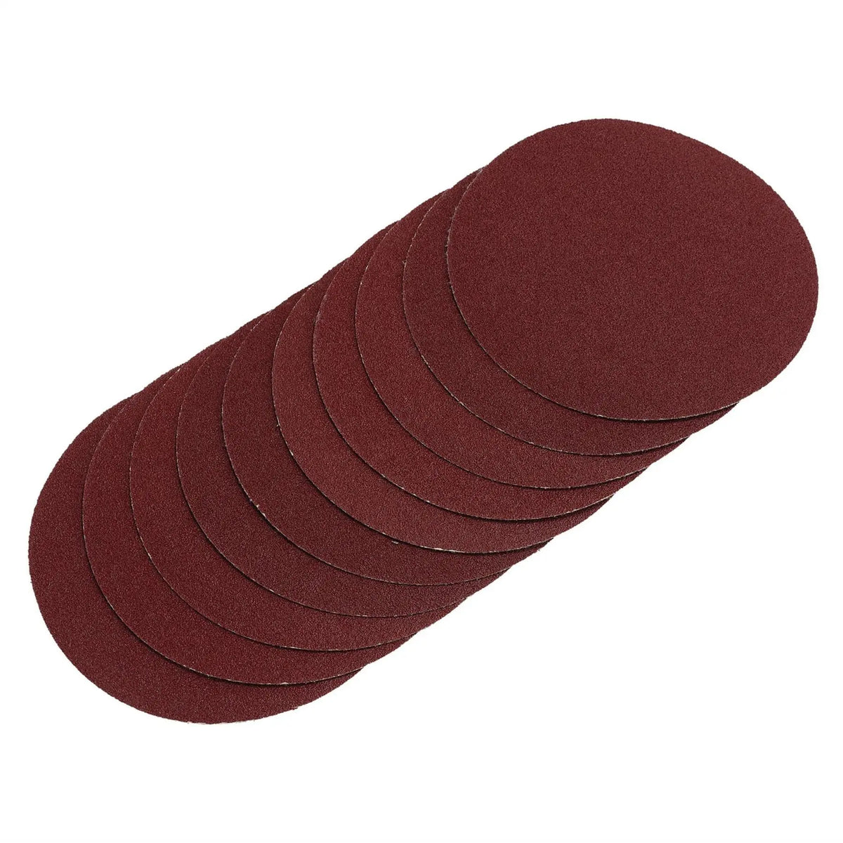 Draper Sanding Discs 125mm Hook & Loop 80G (Pack of 10) 02694  White Rose Tools