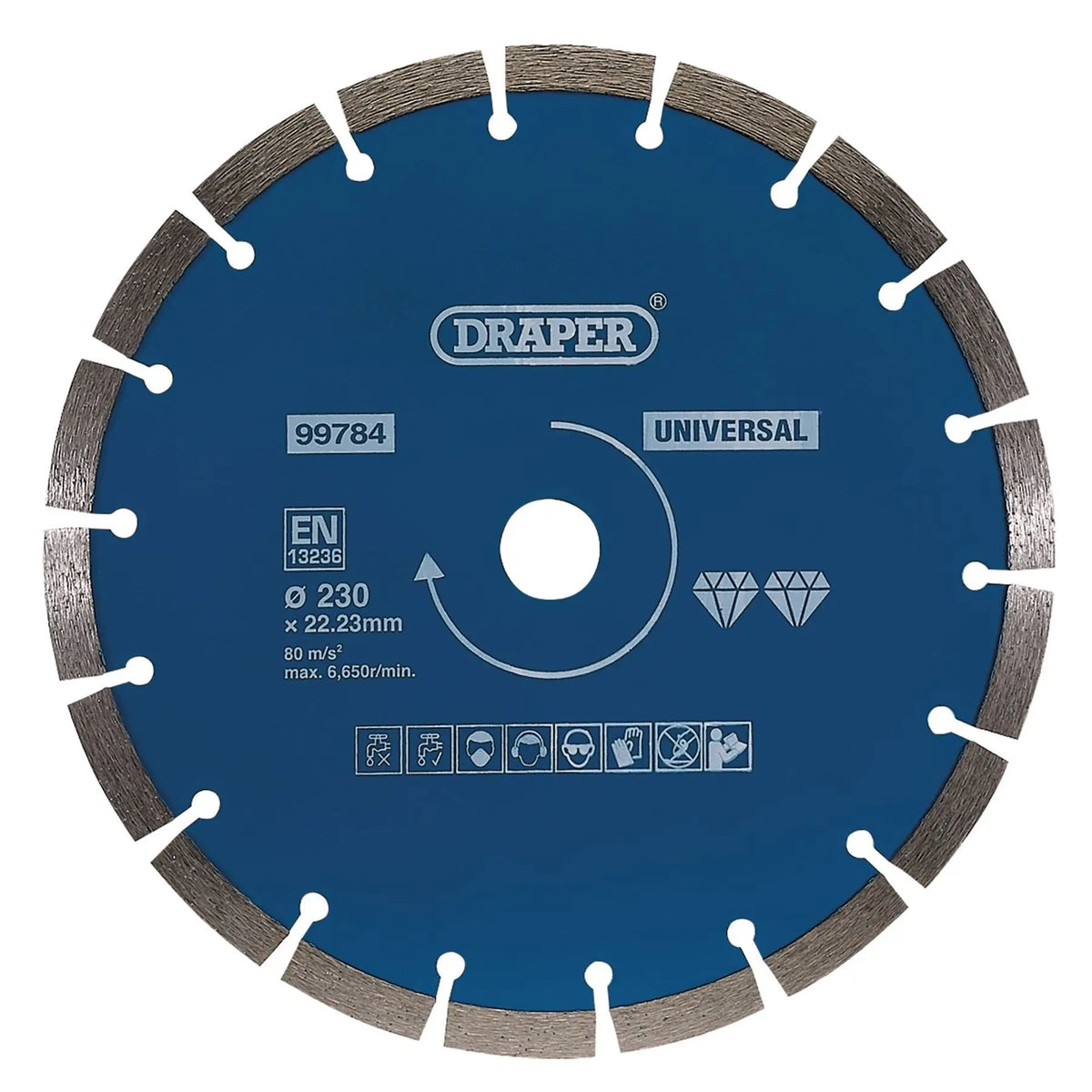 Draper Segmented Diamond Blade 230mm 99784  White Rose Tools