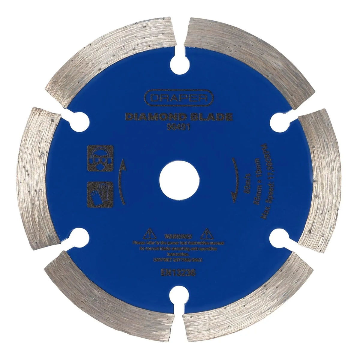 Draper Segmented Diamond Blade 85mm 90491  White Rose Tools