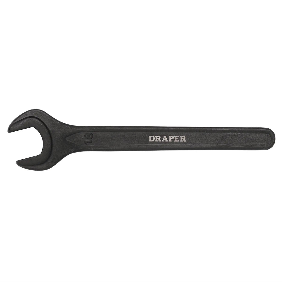 Draper Single Open End Spanner 18mm 37529  White Rose Tools