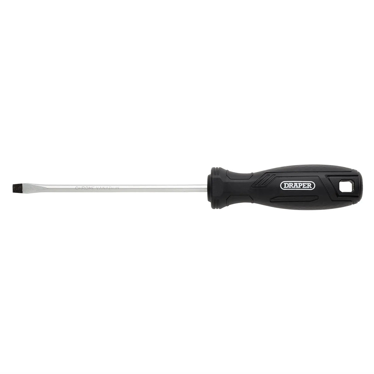 Draper Slotted Hard Grip Screwdriver 5.5 x 125mm 13536  White Rose Tools