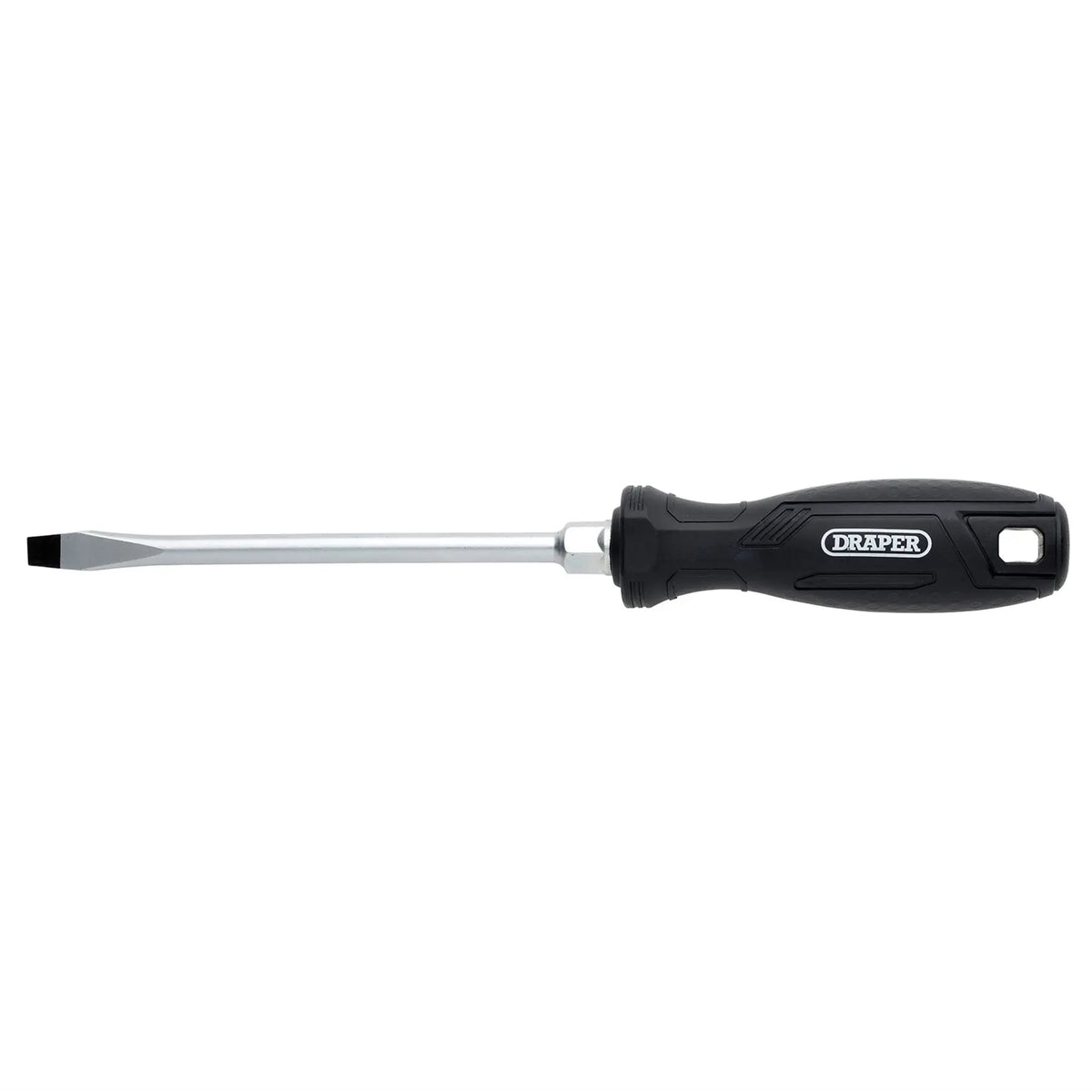 Draper Slotted Hard Grip Screwdriver 8 x 150mm 13552  White Rose Tools