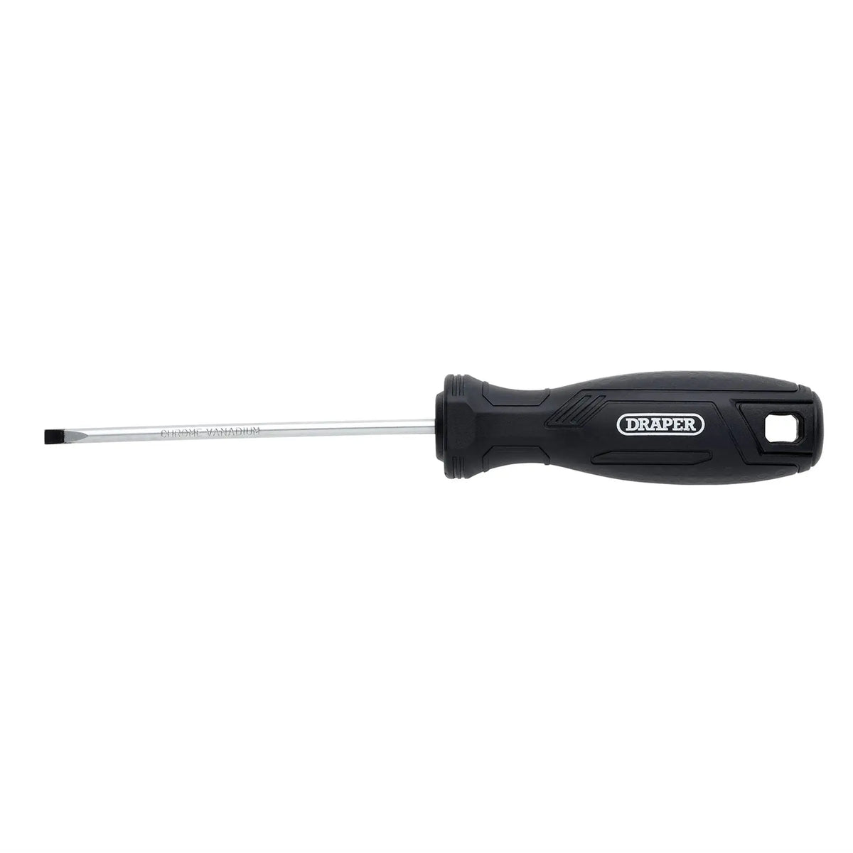 Draper Slotted Parallel Hard Grip Screwdriver 4 x 100mm 13535  White Rose Tools