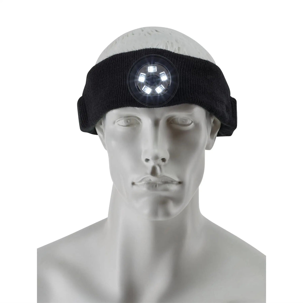 Draper Smart Wireless Rechargeable Headband with LED Head Torch and USB Charging Cable Black One Size 28344  White Rose Tools