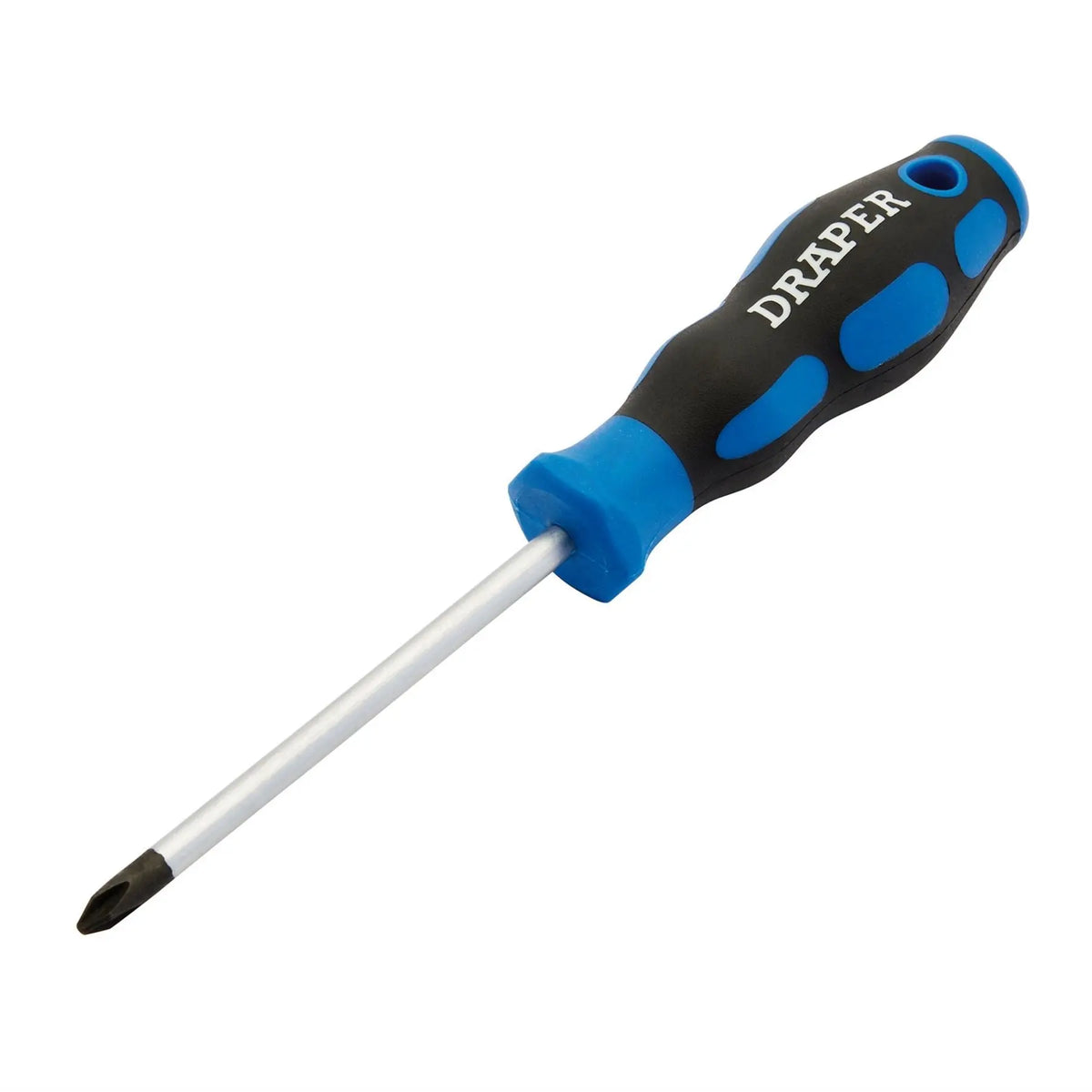 Draper Soft Grip Cross Slot Screwdriver No.2 x 100mm 48932  White Rose Tools
