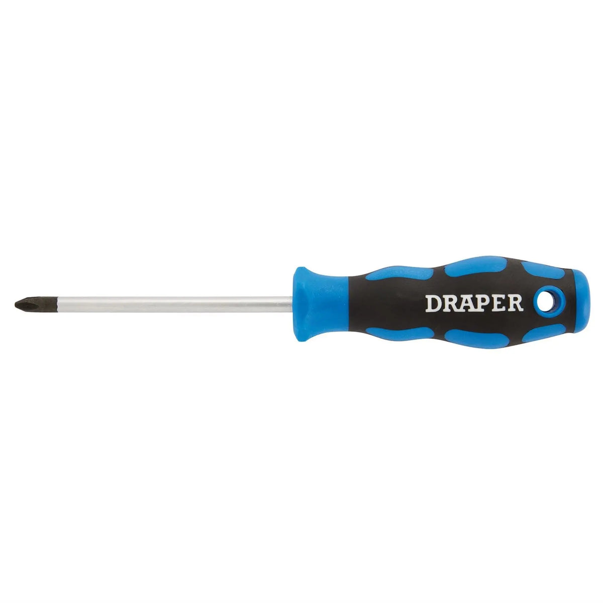 Draper Soft Grip Cross Slot Screwdriver No.2 x 100mm 48932  White Rose Tools