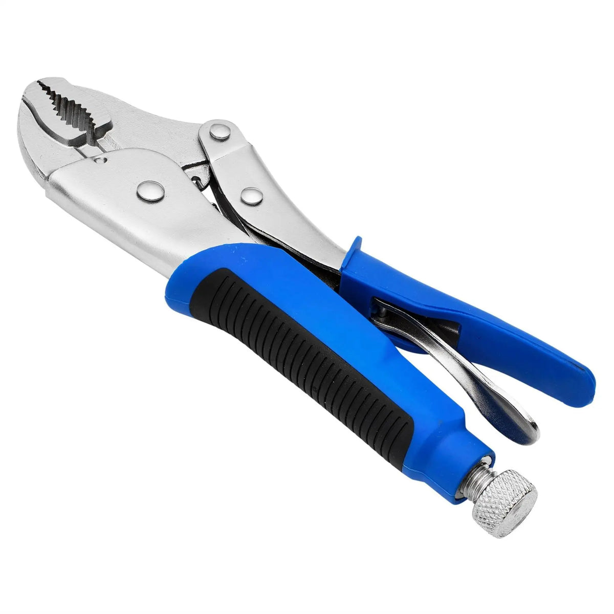 Draper Soft Grip Curved Jaw Self Grip Pliers 220mm 89124  White Rose Tools
