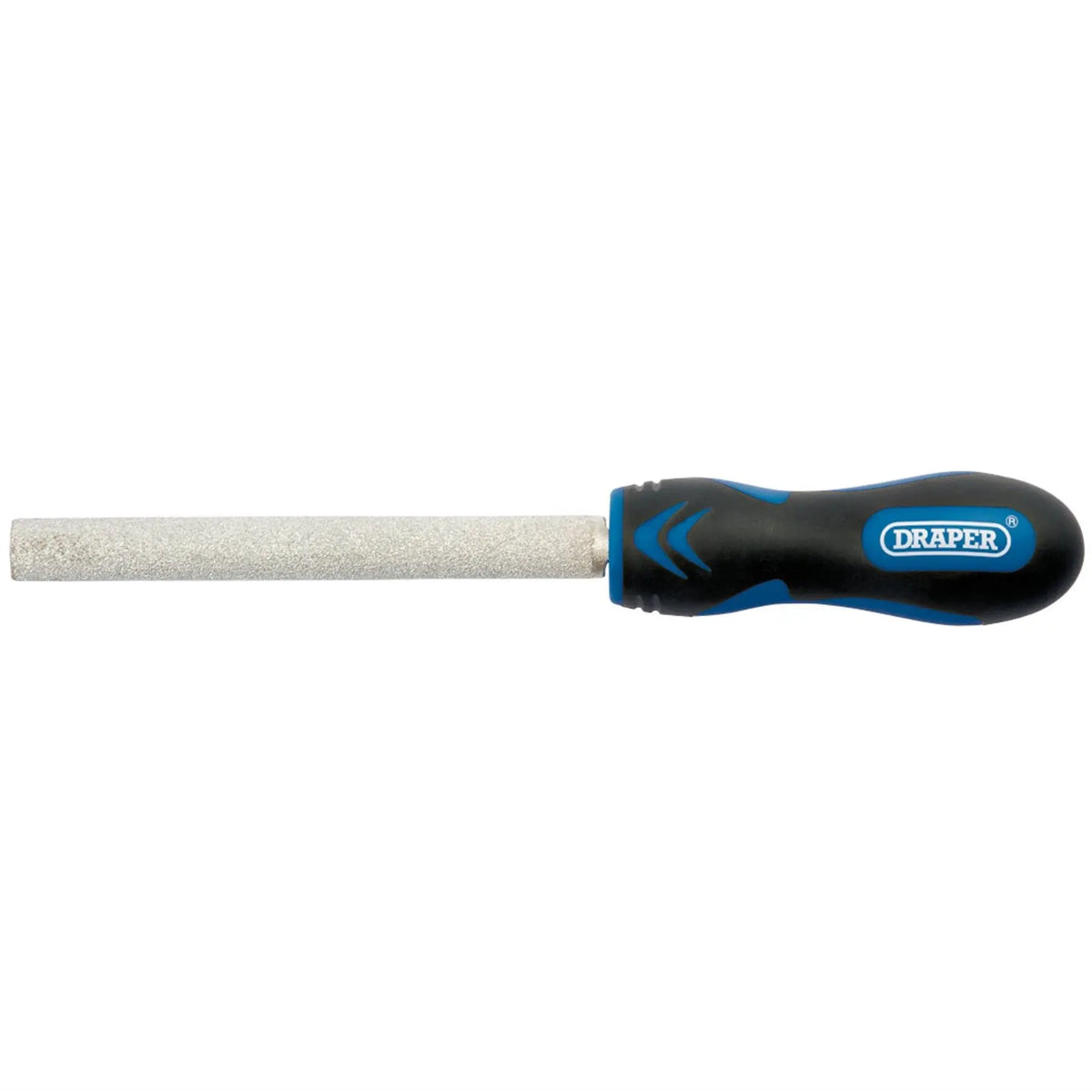 Draper Soft Grip Half Round Tiling File 140mm 49421  White Rose Tools
