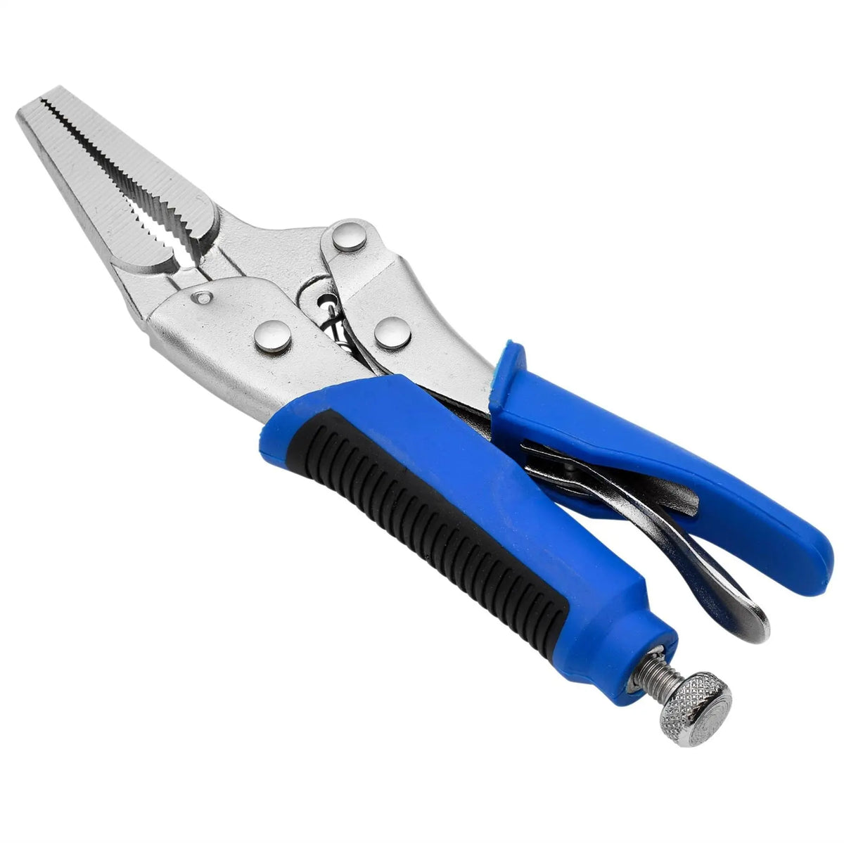 Draper Soft Grip Long Nose Self Grip Pliers 165mm 89126  White Rose Tools