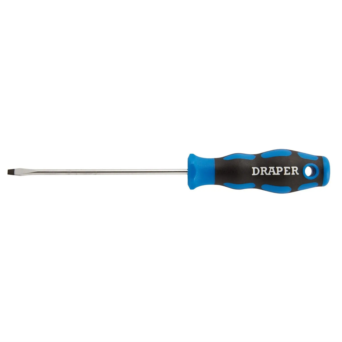 Draper Soft Grip Plain Slot Screwdriver 3.2 x 100mm 48920  White Rose Tools