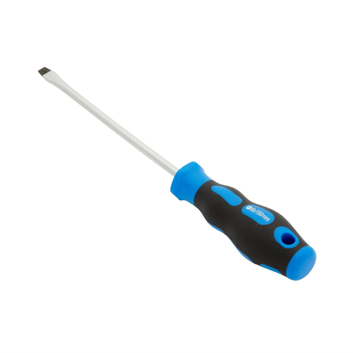 Draper Soft Grip Plain Slot Screwdriver 6 x 150mm 48923  White Rose Tools