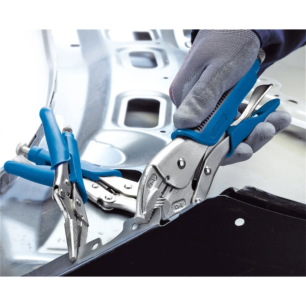 Draper Soft Grip Self Grip Pliers Set (3 Piece) 88293  White Rose Tools