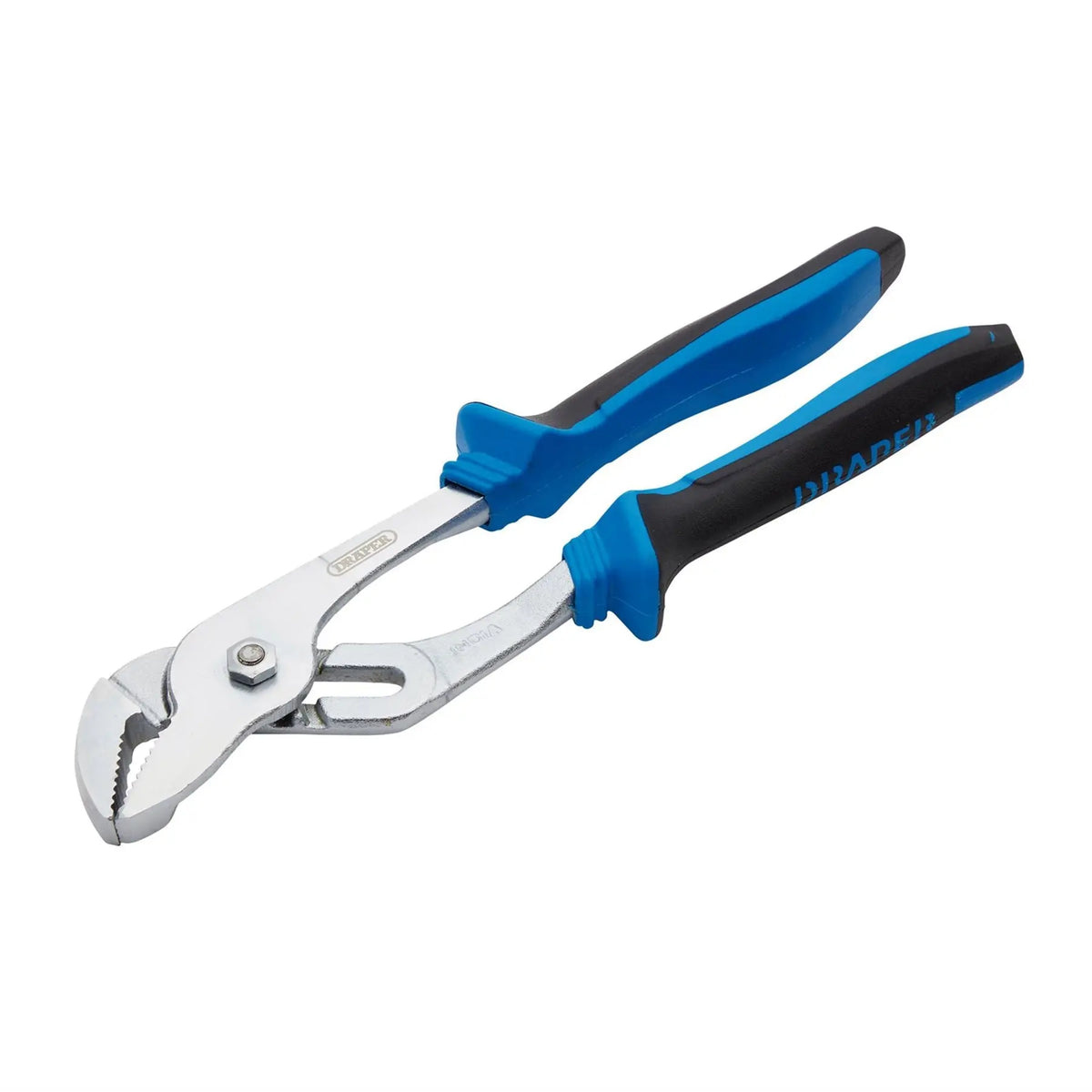 Draper Soft Grip Water Pump Pliers 240mm 33mm Capacity 45362  White Rose Tools