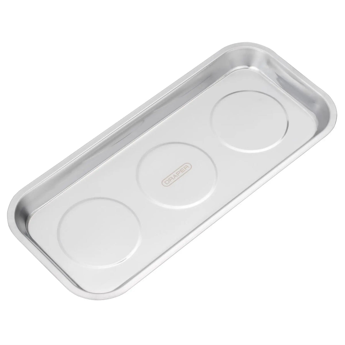 Draper Stainless Steel Magnetic Parts Tray 33007  White Rose Tools
