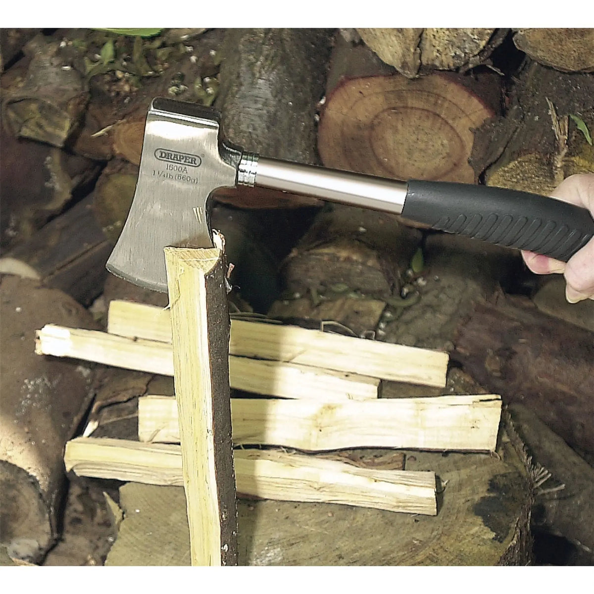 Draper Steel Shafted Hand Axe 560g 62166  White Rose Tools