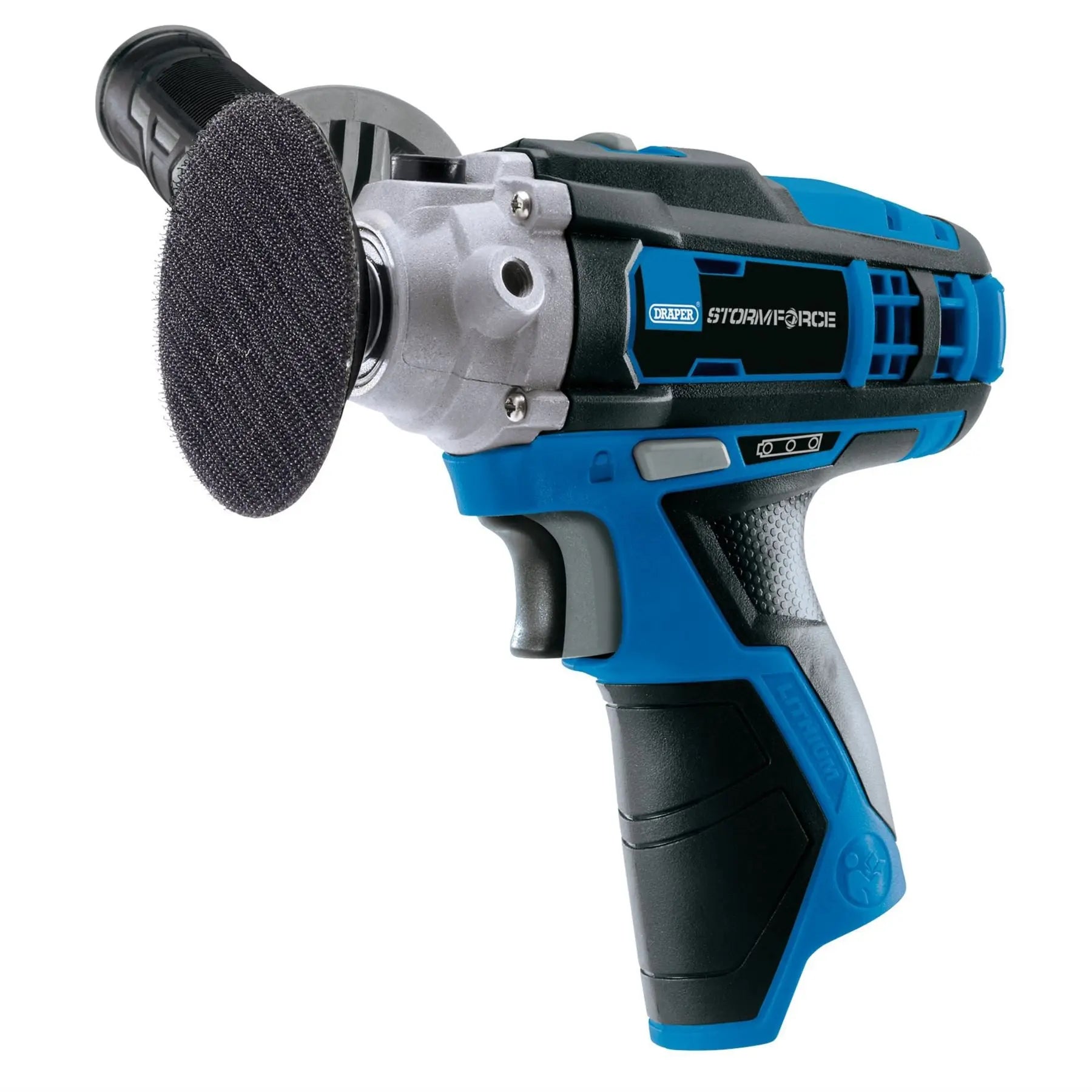 Draper Storm Force 10.8V Power Interchange Car Polisher (Sold Bare) 02330  White Rose Tools