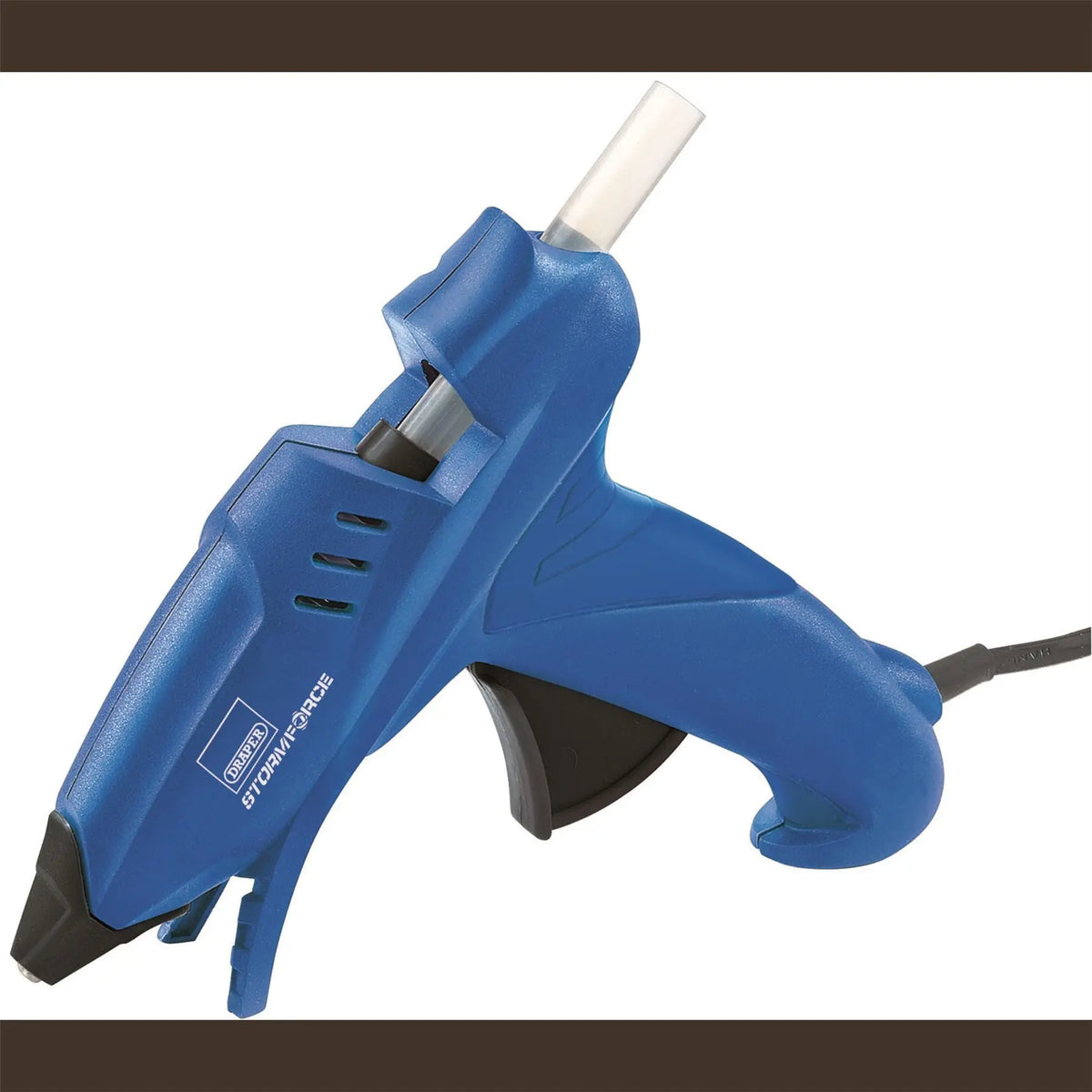 Draper Storm Force 230V Glue Gun 100W 6 x Glue Sticks 83660  White Rose Tools