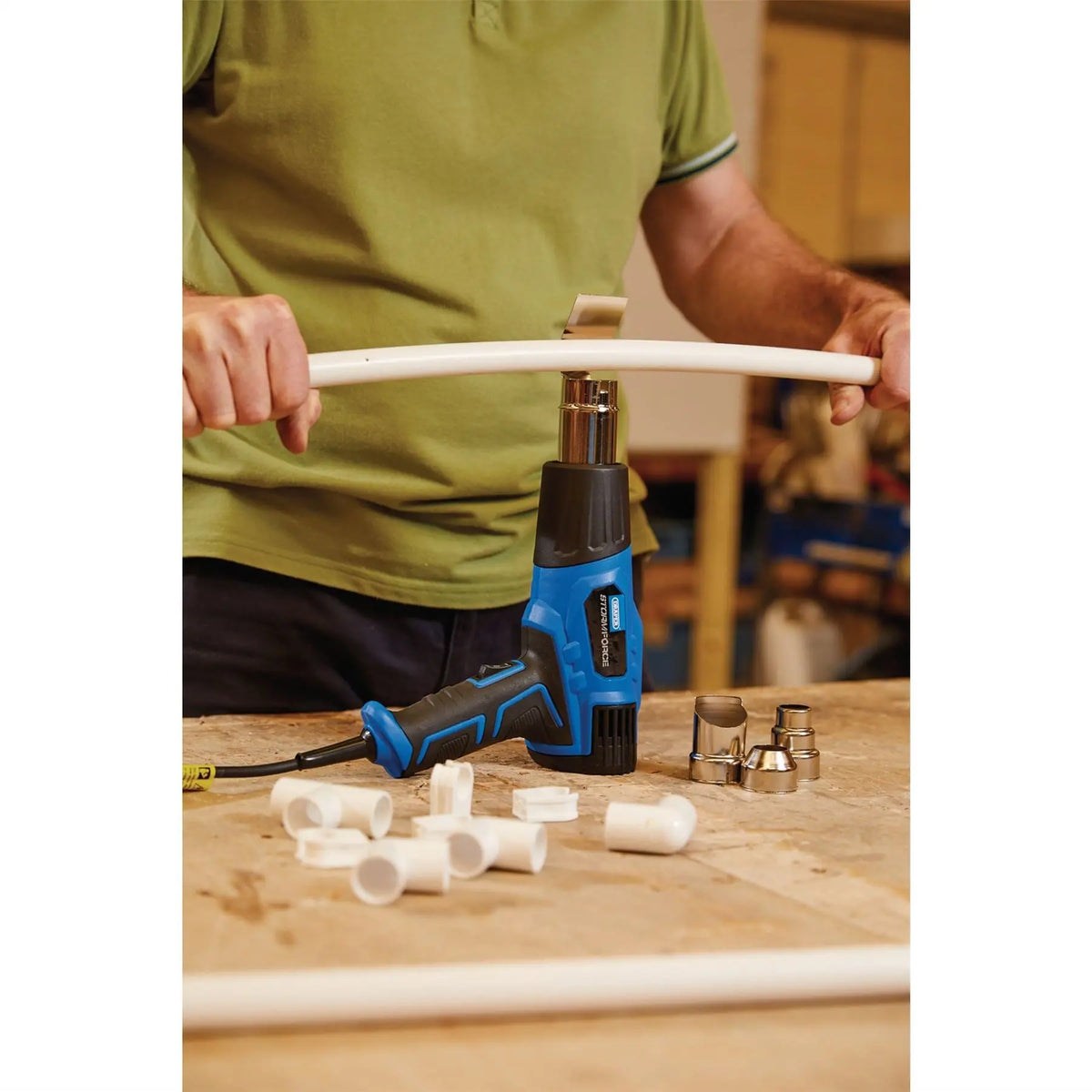 Draper Storm Force 230V Heat Gun 2000W 93815  White Rose Tools