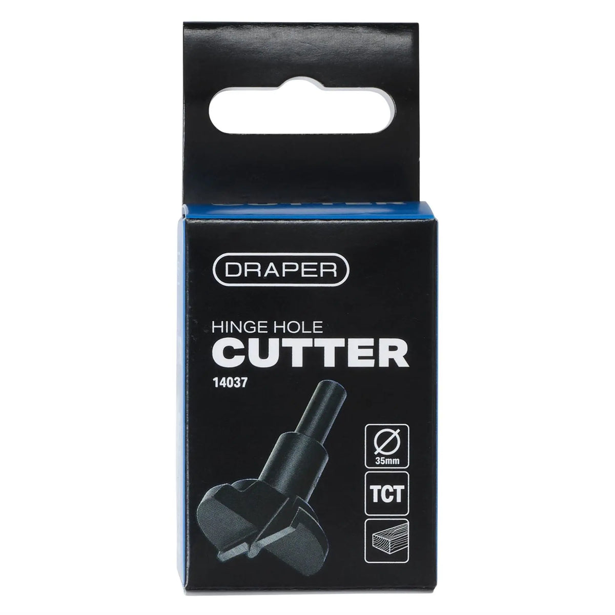 Draper TCT Hinge Cutter 35mm 14037  White Rose Tools